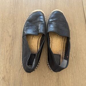 Tory Burch Black Espadrilles